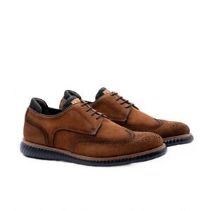 NEW MARTIN DINGMAN men's countryaire wingtip shoes in french toast